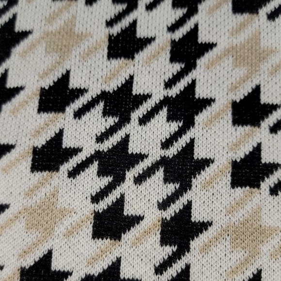 NWT Men's Shaquille O'Neal Big & Tall Crew Pullover Sweater Houndstooth $80 - Picture 4 of 5